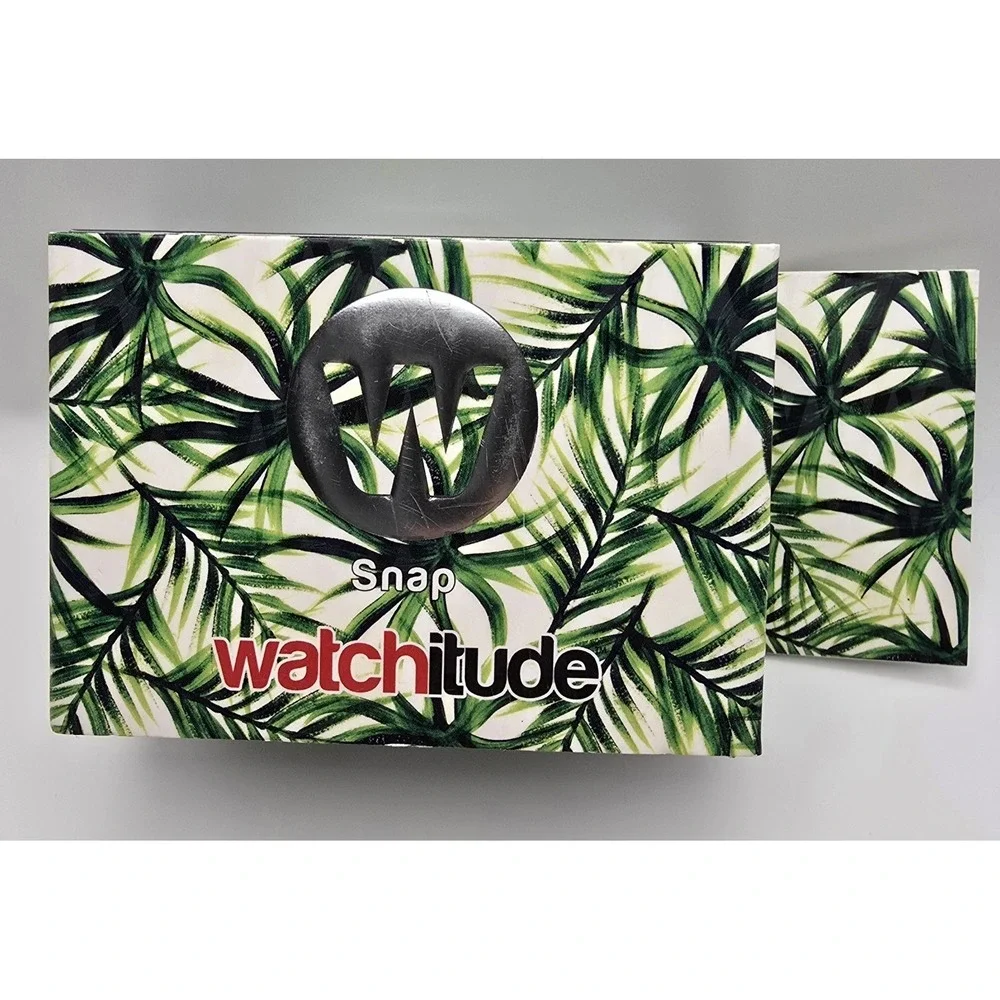 Watchitude Snap Palm‎ Tree Limited Edition Slap Watch #612 New in Box -3411